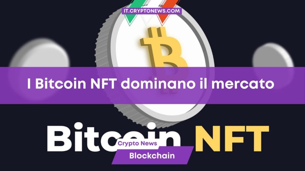 I Bitcoin NFT (Ordinals) eclissano Ethereum con 168,5 milioni di dollari di vendite settimanali