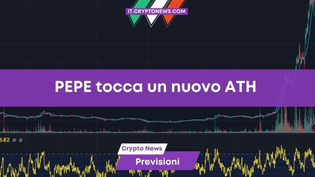 Previsione prezzo Pepe Coin: PEPE non si ferma e tocca un nuovo ATH