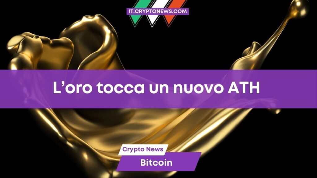 Nuovo record per l’oro sulla scia del successo di Bitcoin