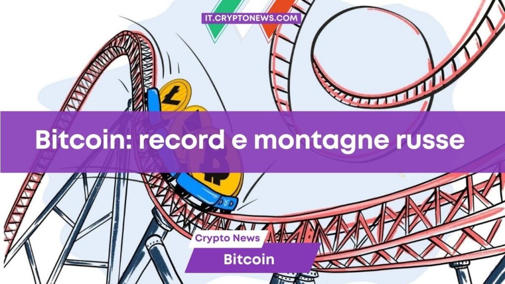 Bitcoin: nuovo record a .000 ma siamo sulle montagne russe