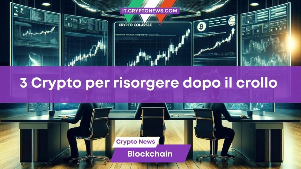 Crollo crypto: come ripartire in vista dell’halving? Ecco 3 crypto per risorgere