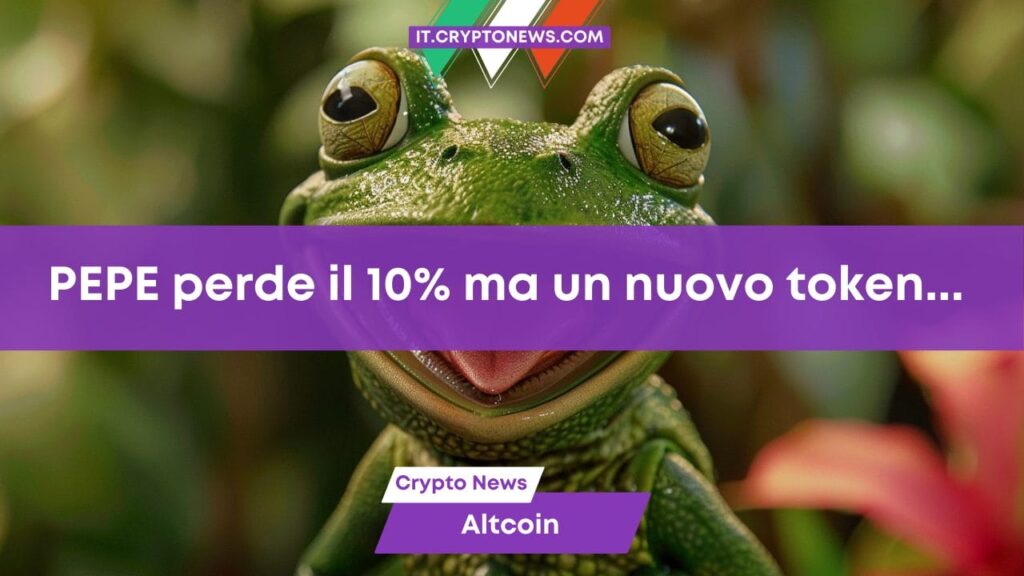 PEPE perde il 10% mentre Dogeverse raccoglie più di 5 milioni di dollari