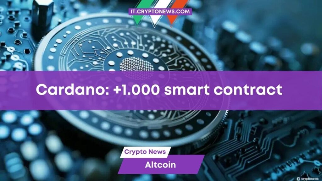 Aprile da record per Cardano: +1.000 smart contract aggiunti