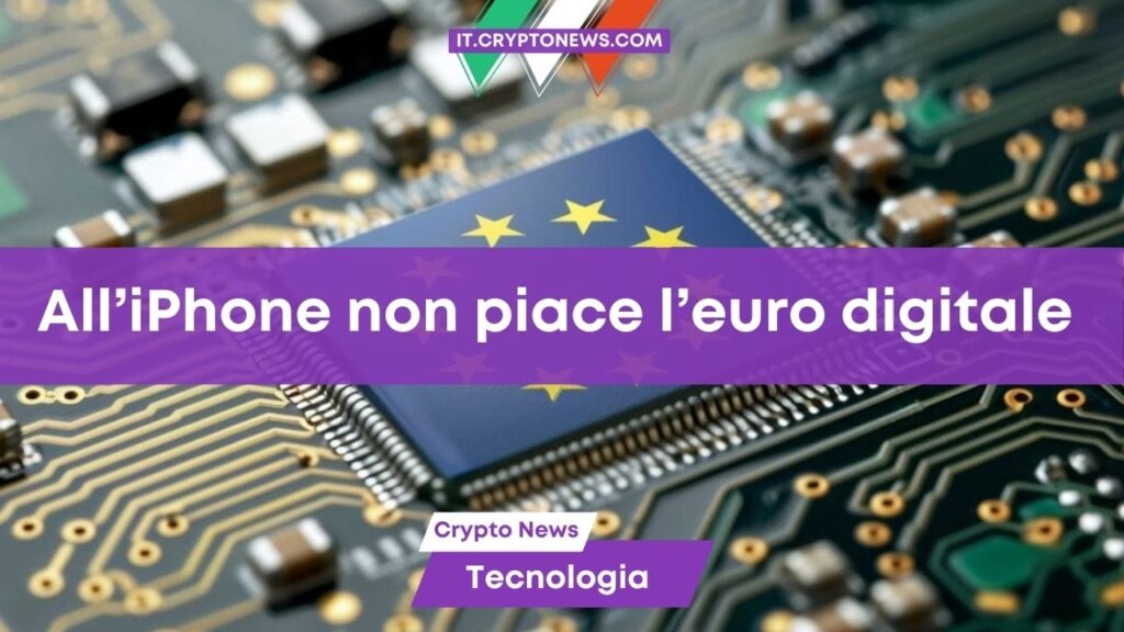 Allerta BCE: L’iPhone non è compatibile con l’euro digitale