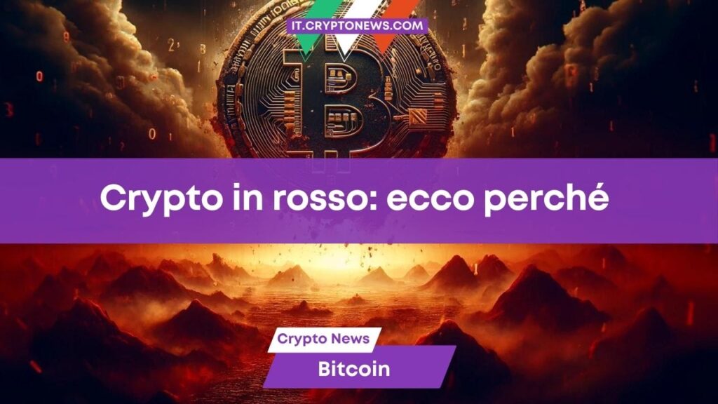 Bitcoin in difficoltà e mercato crypto in profondo rosso