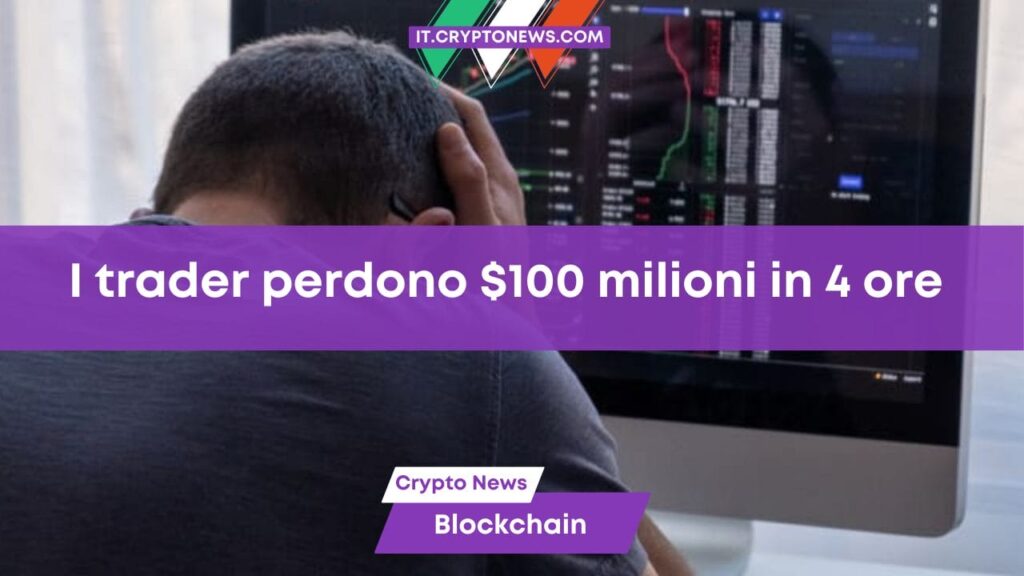 I trader crypto hanno perso 0 milioni in 4 ore con il crollo del mercato