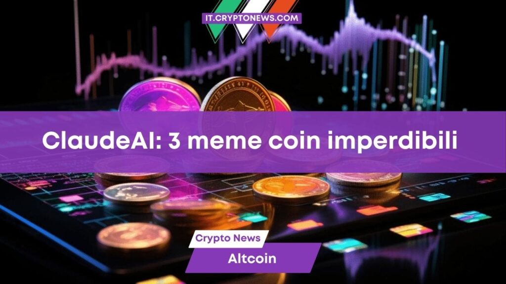 Le 3 migliori meme coin con potenziale per alti rendimenti secondo Claude Opus AI