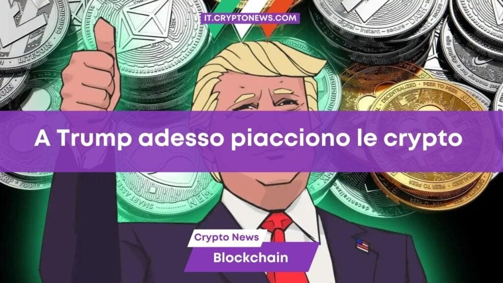 Donald Trump è favorevole alle criptovalute e critica Biden che “non le capisce”