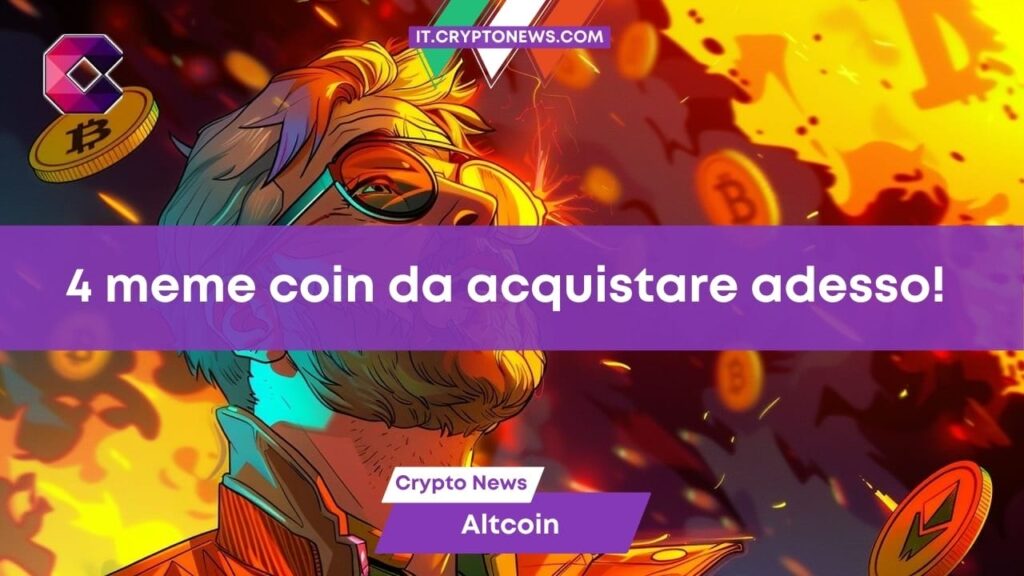 Le 4 meme coin da tenere d’occhio prima che Bitcoin raggiunga i 74.000 dollari