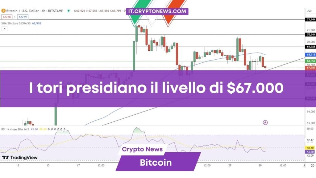 Previsione prezzo Bitcoin: I tori presidiano il livello dei .000 – È l’ora di comprare?