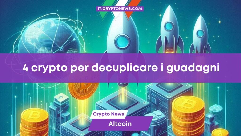 4 criptovalute che trasformeranno 100 dollari in 1.000 dollari entro la fine del 2024