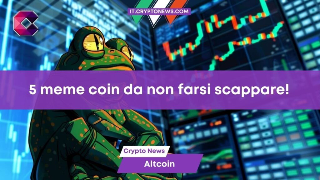 Meme coin da tenere d’occhio: ecco 5 token per far crescere il vostro wallet