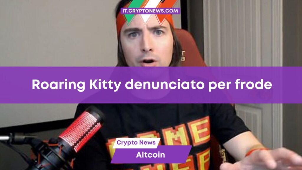 Il famoso trader Roaring Kitty è stato denunciato per frode