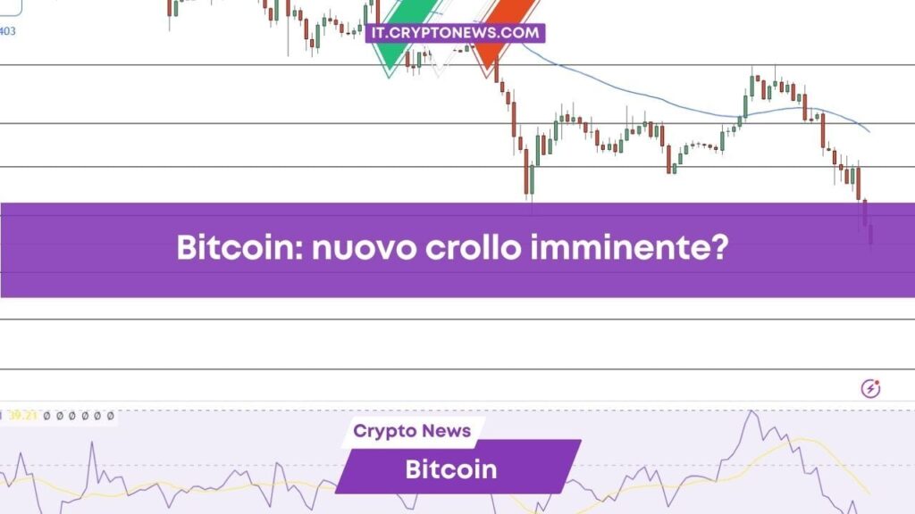 Previsioni prezzo Bitcoin: BTC rischia un forte crollo come nel 2021?