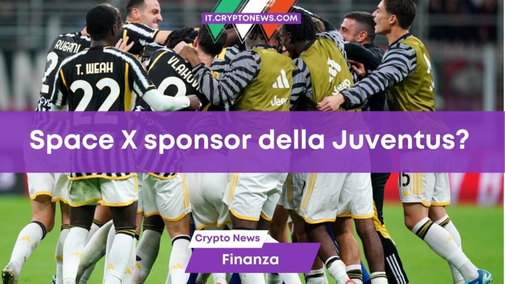 Space X di Elon Musk sarà il nuovo sponsor della Juventus?