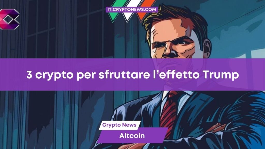 Le 3 migliori crypto da tenere d’occhio mentre Donald Trump sceglie un vicepresidente pro-Bitcoin