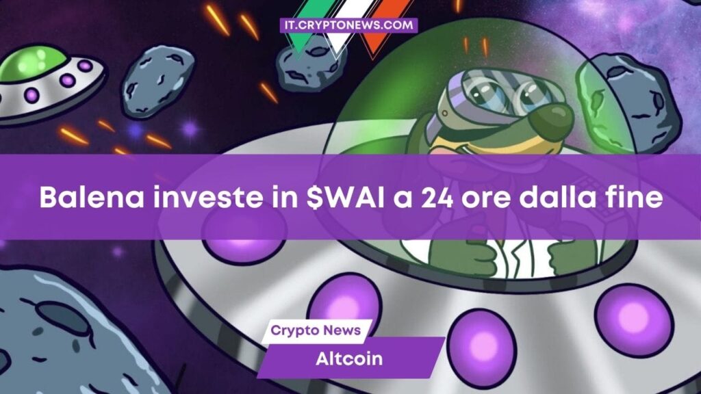 A un giorno dalla chiusura della prevendita una balena crypto investe 0.000 in WienerAI