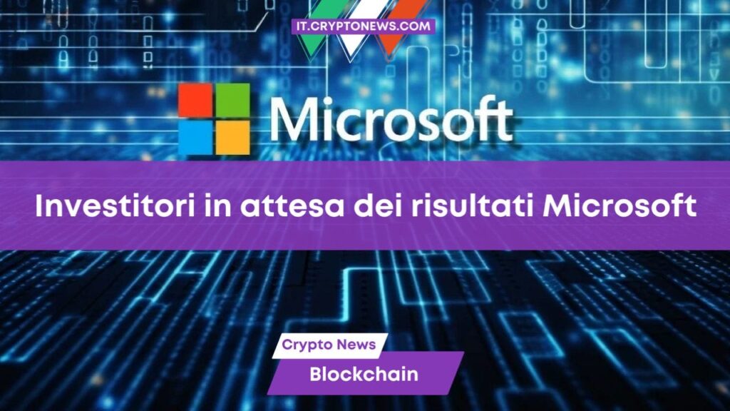 In attesa dei risultati di Microsoft, i prezzi delle criptovalute esplodono