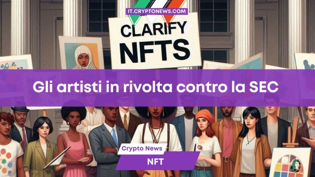 Gli artisti citano in giudizio la SEC per ottenere chiarimenti sugli NFT