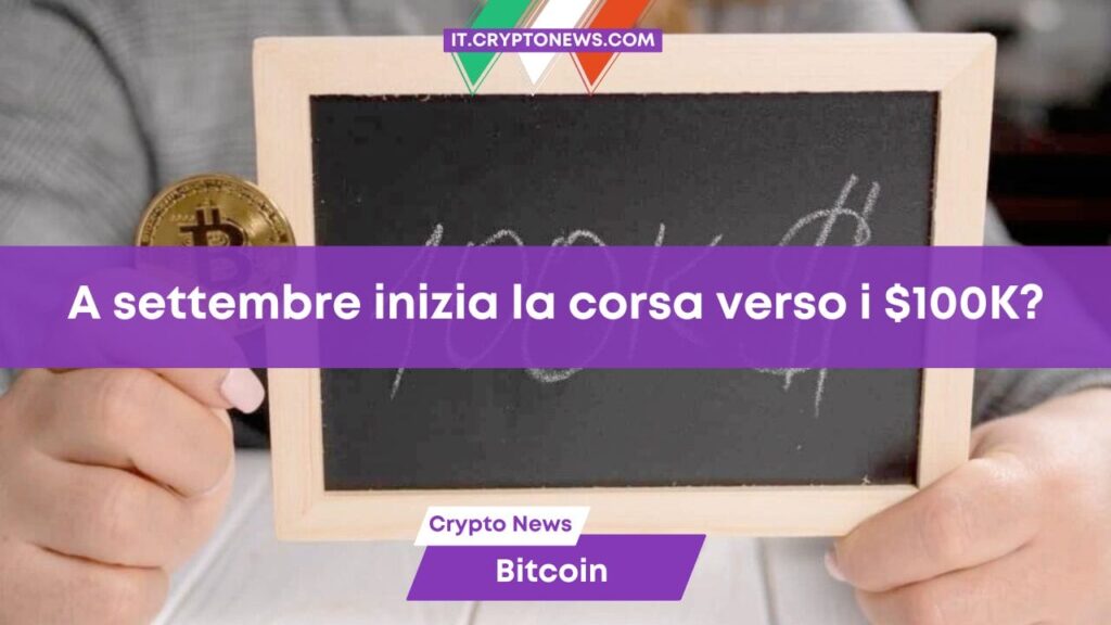 Analisi rialzista: Bitcoin punterà ai 0.000 a partire dal mese di settembre