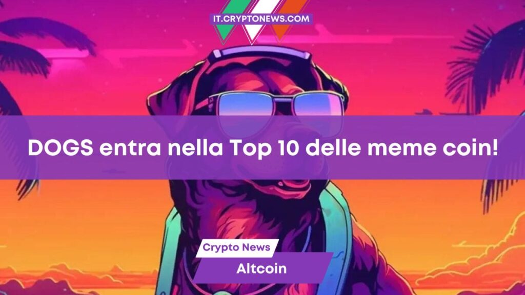 DOGS nella Top 10 delle meme coin: fuoco di paglia o prossimo boom?