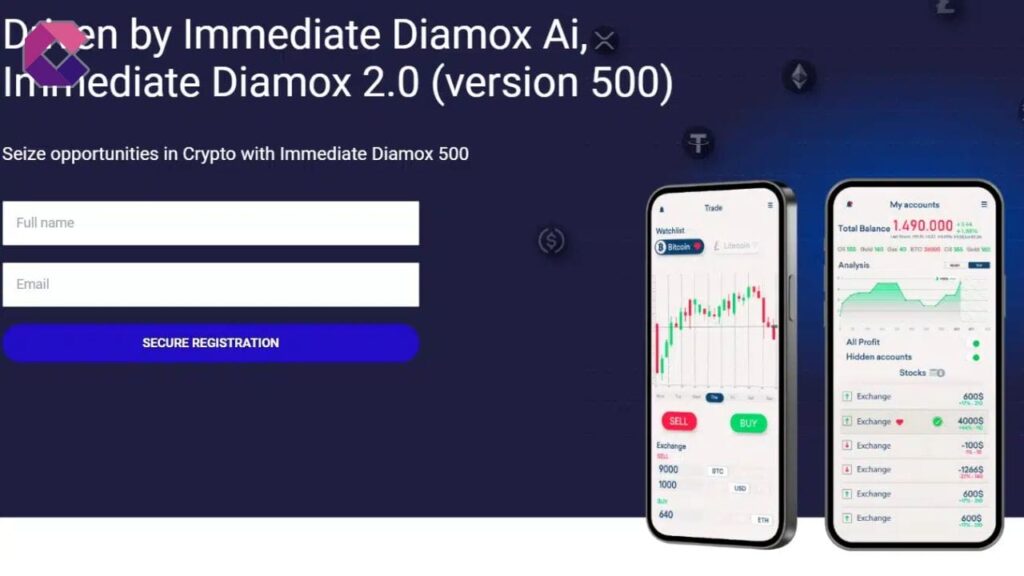 Recensione di Immediate Diamox: Truffa o piattaforma seria?