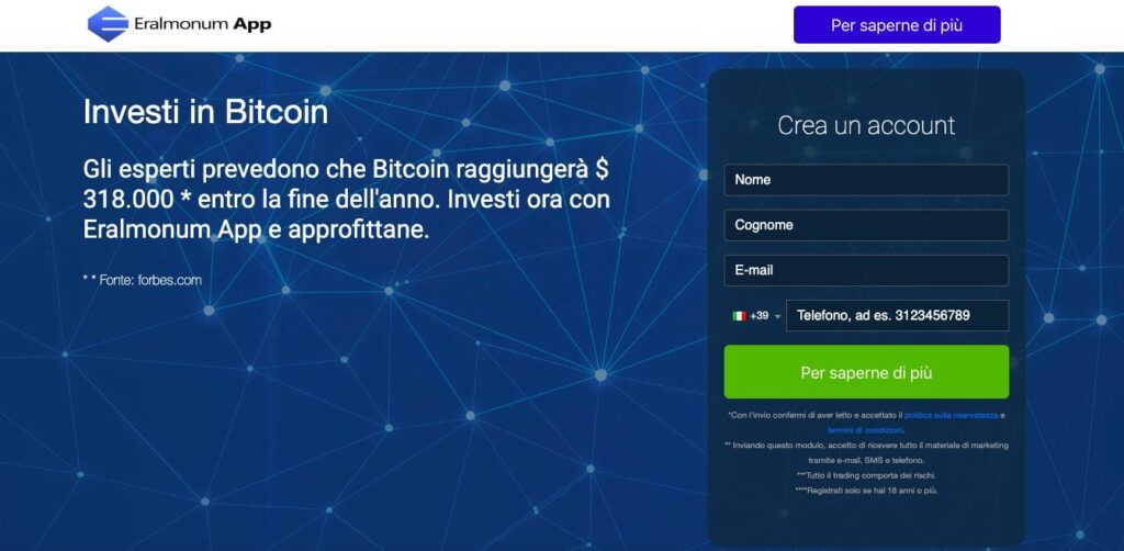 Recensione di Eralmonum App: Truffa o piattaforma funzionale?