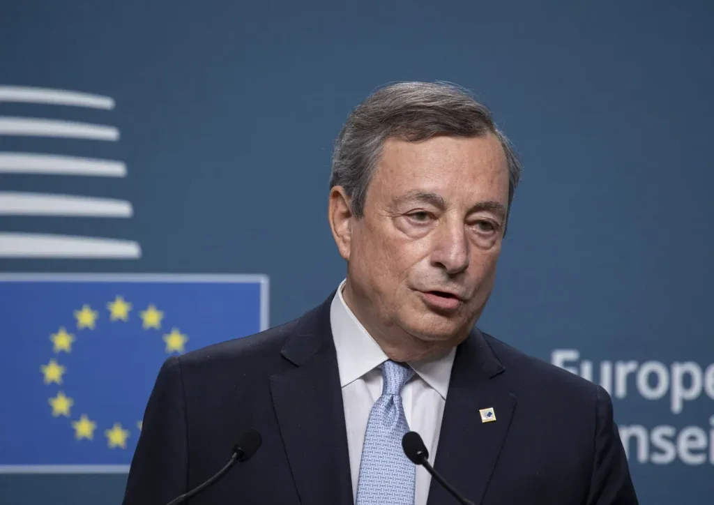 Draghi: ”Con Trump differenze di posizione, ma non è tutto così male. L’Ue deve negoziare”