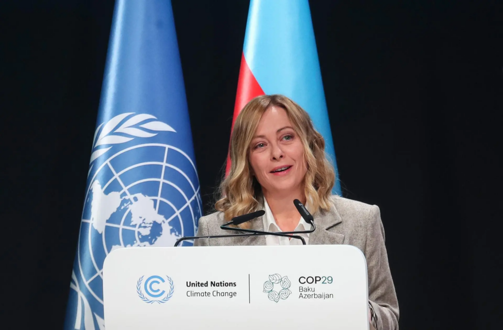 Cop29 a Baku, Giorgia Meloni: “L’Italia vuole rilanciare il nucleare”